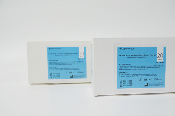 CE MSDS SARS-CoV-2 Tükürük Antijen Test Kiti Yüksek Doğruluk Sanat Test Kiti