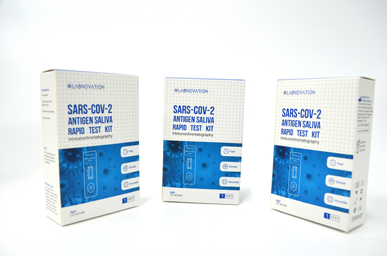 1 Paket SARS-CoV-2 Tükürük Antijen Test Kiti Ekipman Gerekmez