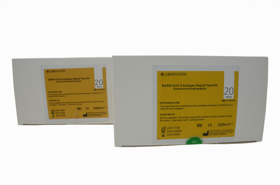 Profesyonel 20Test / Kit Tıbbi Teşhis Test Kiti SARS-CoV-2 Hızlı Swab Test Kiti