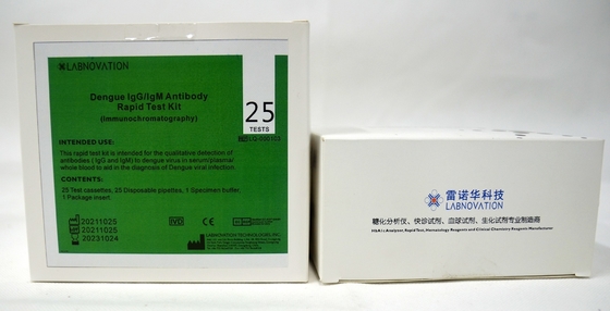 Hastane Kliniği için ISO13485 15 Min Dang Antikoru IgM IgG Test Kiti