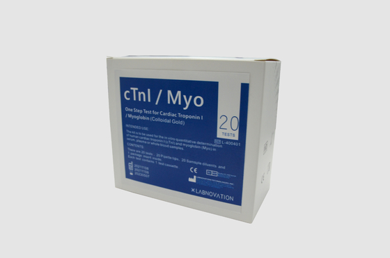 Özel Serum Plazma CTnI Myo POCT Test Kiti 50 Teste 10 Test