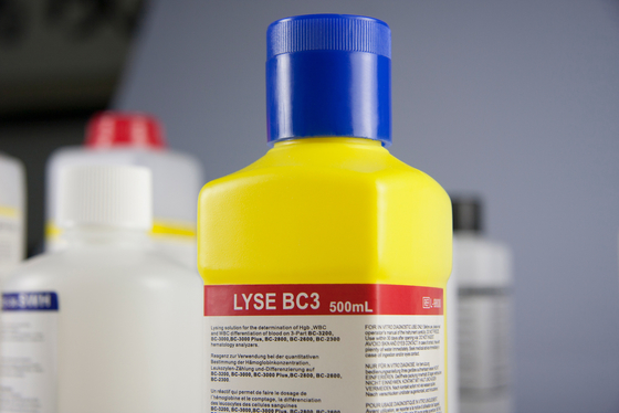 3 Parça Analizör Reaktifi CBC Reaktifi Uyumlu Mindray Hematoloji Reaktifi