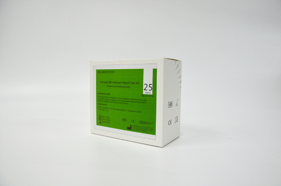 %95 Doğruluk Beyaz Dang NS1 Antijen Test Kiti Hızlı Kromatografik İmmünoassay