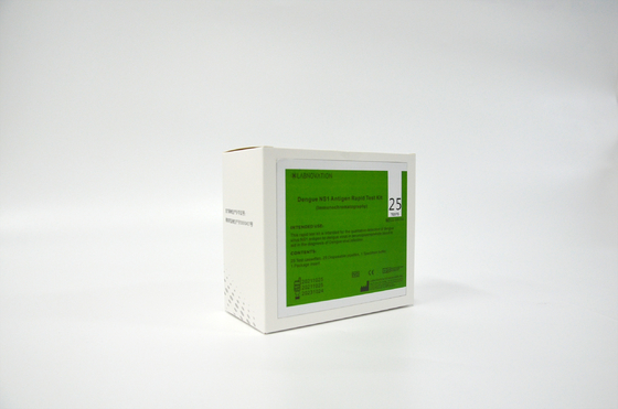 %95 Doğruluk Beyaz Dang NS1 Antijen Test Kiti Hızlı Kromatografik İmmünoassay