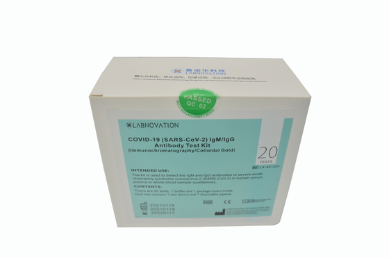 OEM Antikor Kendi Kendine Test Kiti Şiddetli Akut Solunum Sendromu Coronavirüs 2 Test Kiti
