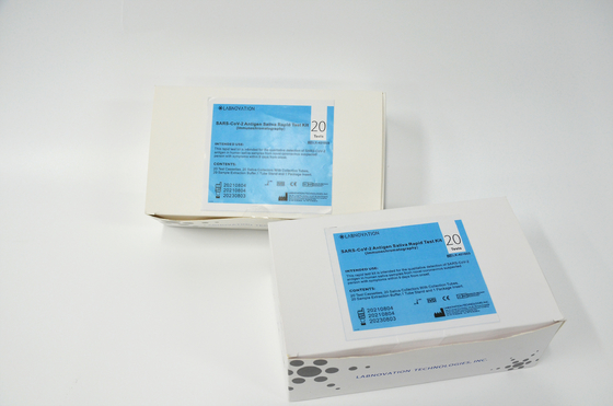 IVD SARS-CoV-2 20 Testleri Profesyonel ART Kendi Kendine Test Kiti ISO9001