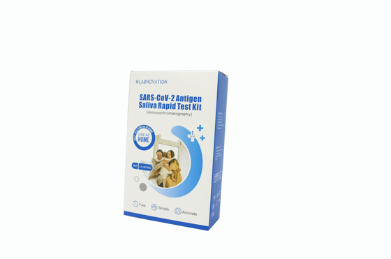 CoV-2 Persnoal Tükürük RTK Evde Test Kiti Tek Paket Kendi Kendine Test