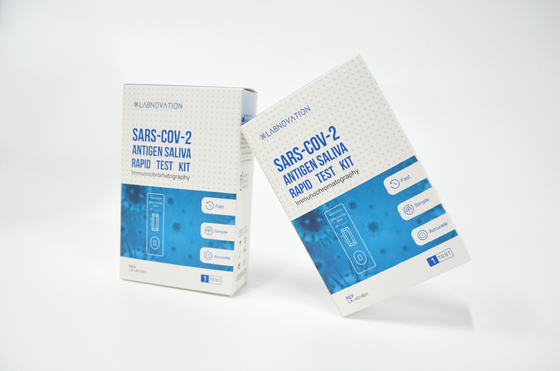1 Paket SARS-CoV-2 Tükürük Antijen Test Kiti Ekipman Gerekmez