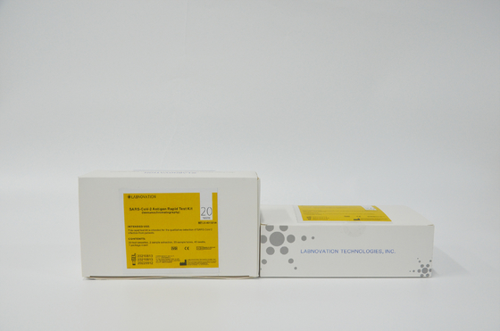 Tek Kullanımlık SARS-CoV-2 Kaset RTK Antijen Test Kiti Yüksek Özgüllükte Labnovation Testi