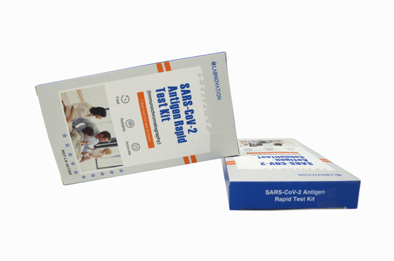 Hızlı Teşhis Antijen Kendi Kendine Test Kiti %99,17 Doğruluk Plastik COV 19 Test Kiti
