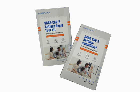 SARS-CoV-2 Nükleokapsid Tespiti Tek Paketleme Antijeni Kendi Kendini Test Kiti CE Belgeli