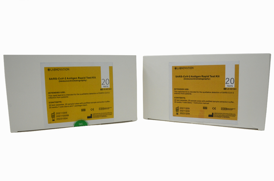 Hızlı Antijen Test Kiti CoV-19 Antijen Hızlı Test Kiti %99 Doğruluk Kutu Başına 20 Test
