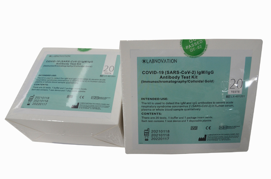 Hızlı Antikor Test Kiti ISO9001 Kalitatif Saptama Hızlı IgG IgM Test Kiti Antikor