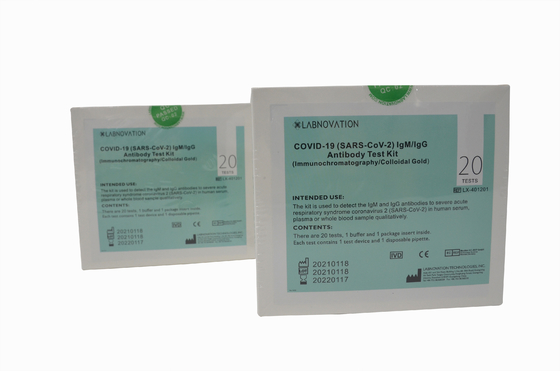 Hızlı Antikor Test Kiti ISO9001 Kalitatif Saptama Hızlı IgG IgM Test Kiti Antikor