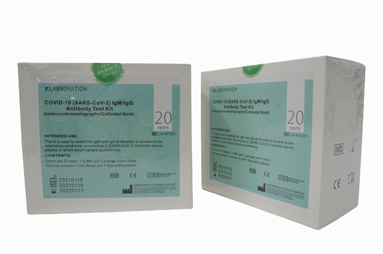 COVID-19 IgG IgM Antikor Hızlı Test Kiti Tek Adımda Çalıştırma Yüksek Doğruluk Hızlı Test Kiti