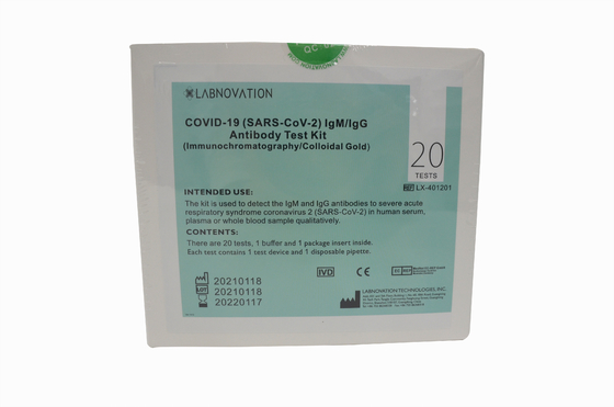 SARS-CoV-2 IgG/IgM Antikor Hızlı Test Kiti Basit Çalıştırma Yüksek Doğruluk