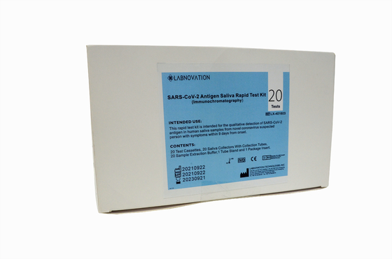 ISO9001 Okul İçin Zaman Kazandıran KKM Tükürük Antijen Test Kiti