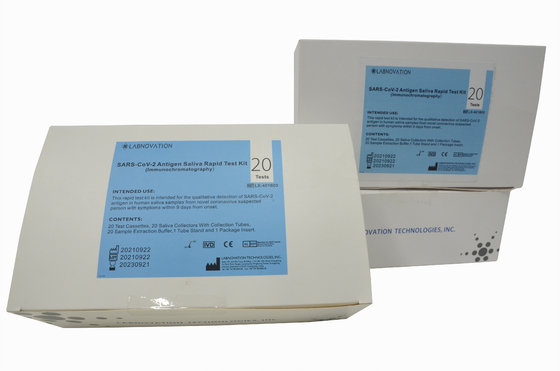 ISO9001 Okul İçin Zaman Kazandıran KKM Tükürük Antijen Test Kiti