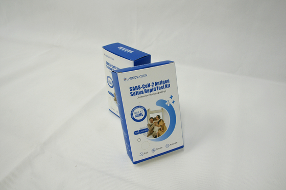 IN VITRO Diagnostic için CE ISO13485 COVID-19 RTK Tükürük Kendi Kendine Test Kiti