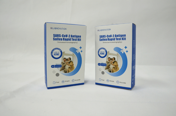 SARS-CoV-2 Tükürük Kendi Kendine Test Kiti Tek Paket Taşınabilir RTK Ag Tükürük Test Kiti