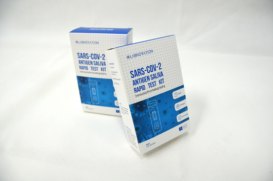 OEM Uygun Tek Paket Tükürük Antijen Test Kiti 10-15 Min