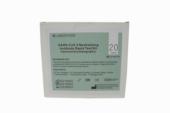 CoV-19 Tek Adımda Nötralize Edici Antikor Test Kiti ISO9001