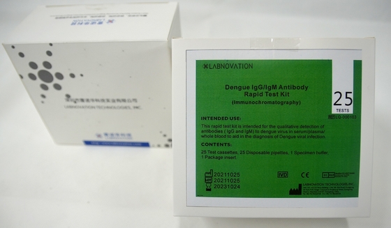 Hastane Kliniği için ISO13485 15 Min Dang Antikoru IgM IgG Test Kiti