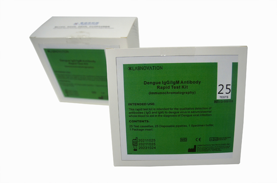 30ul Küçük Numuneler Dang Antikoru Igm Igg Test Kiti ISO 13485