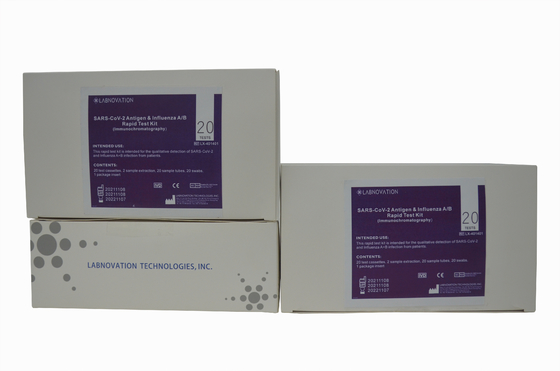 ISO13485 NS NP OP Influenza AB Test Kiti %90 Özgüllük