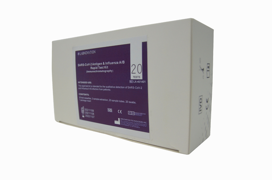Labnovation Fast Antigen Influenza AB Test Kiti 20 Test Kaseti