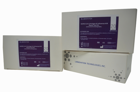 Labnovation Fast Antigen Influenza AB Test Kiti 20 Test Kaseti