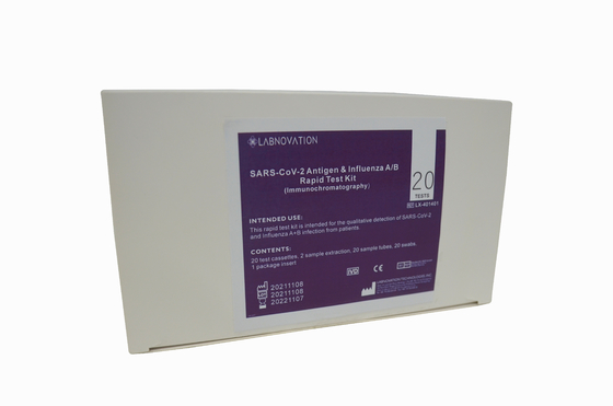 Orofaringeal Swablar Combo Influenza AB Hızlı Test Kiti ISO9001