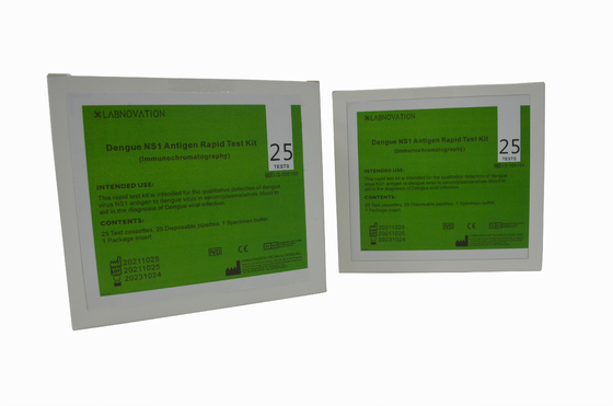 ISO13485 Plastik Bir Adım Dang humması NS1 Antijen Kiti
