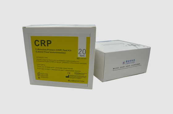 Bakteriyel Enfeksiyon Hastalıkları için 20 Test C-Reaktif Protein Kalitatif CRP Test Kiti