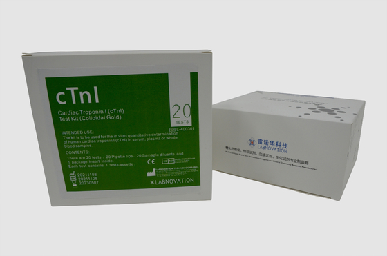 Tam Kan Kardiyak Troponin I CTnI POCT Test Kiti Sandviç İmmünoassay