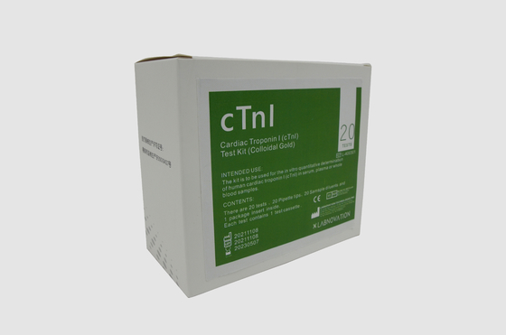 Tam Kan Kardiyak Troponin I CTnI POCT Test Kiti Sandviç İmmünoassay